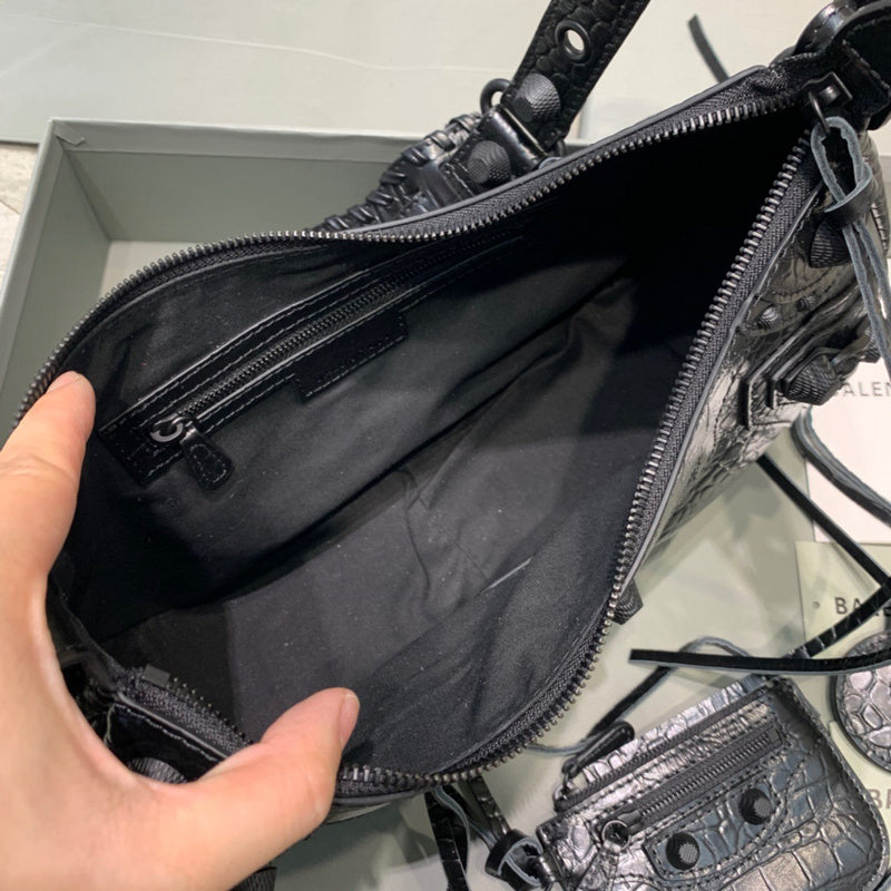 Modern Premium PU Leather Handbag - Statement Silhouette | Women's Luxury Handbag #364 - styled full view (image 7) of designer-inspired handbag