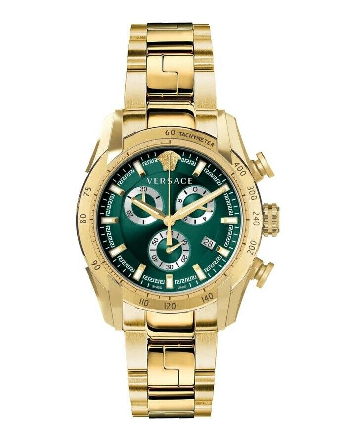 Front view of Versace men's watch