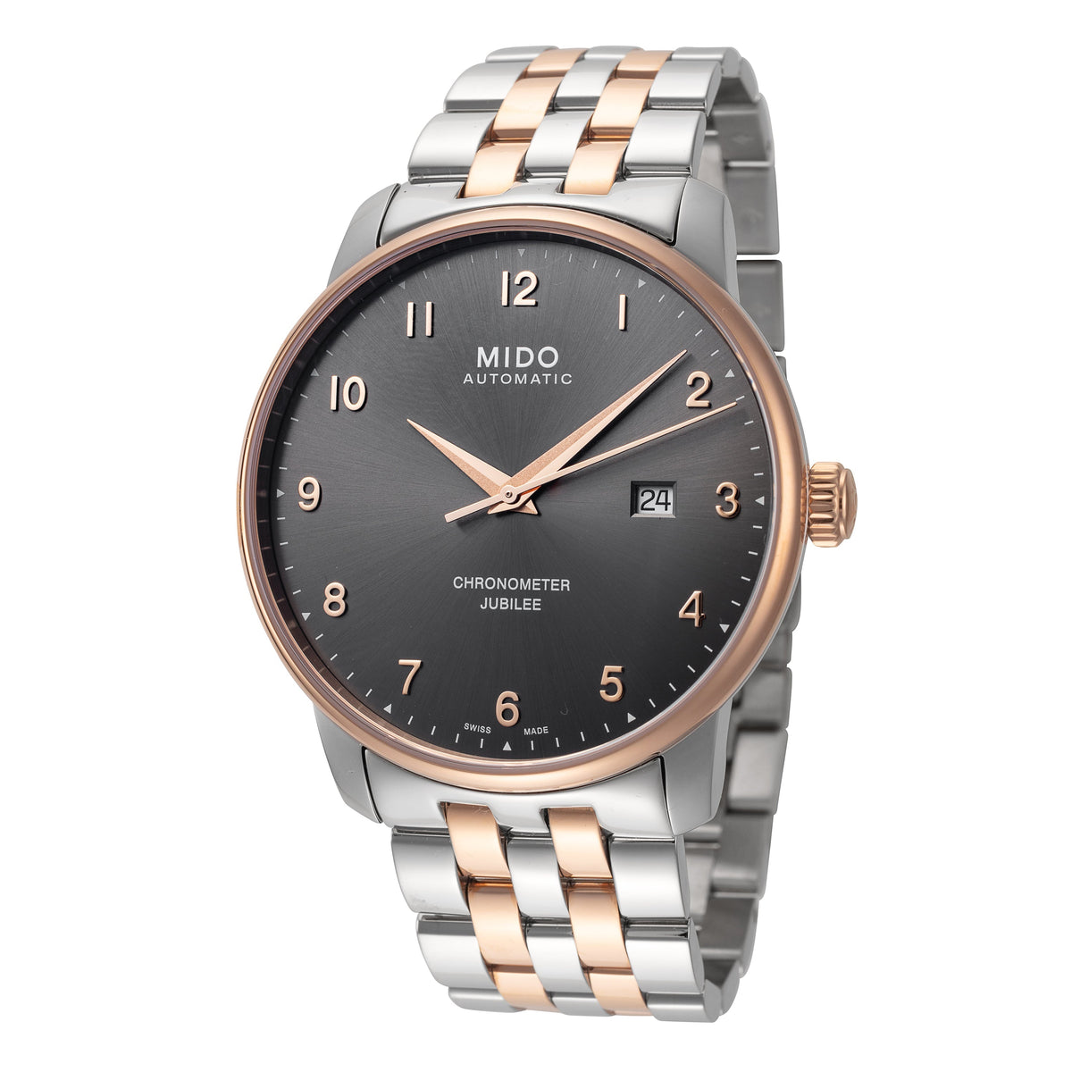 Front view of Mido Men's Baroncelli men's watch