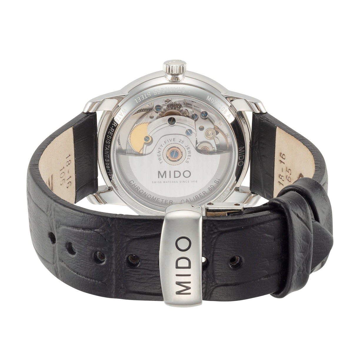 Side view of Mido Women's Baroncelli women's watch