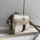 Close-up detail of structured polished women's handbag – women's designer-style accessory