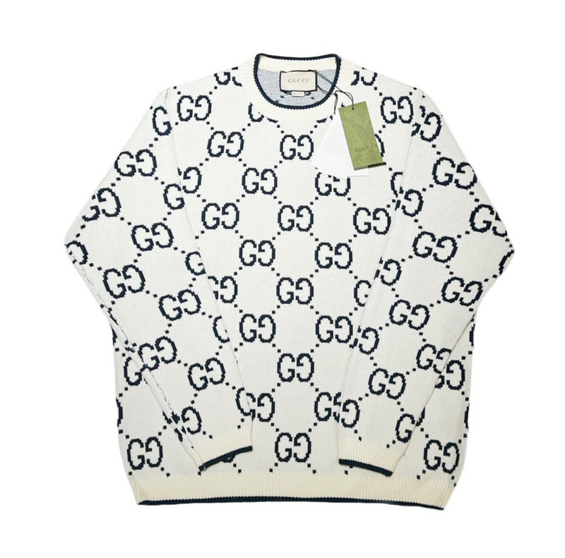 Front view of Gucci luxury clothing with relaxed-fit cut