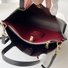 New Premium Leather Top Handle Satchel - Elegant Women's Designer Bag - NM6349