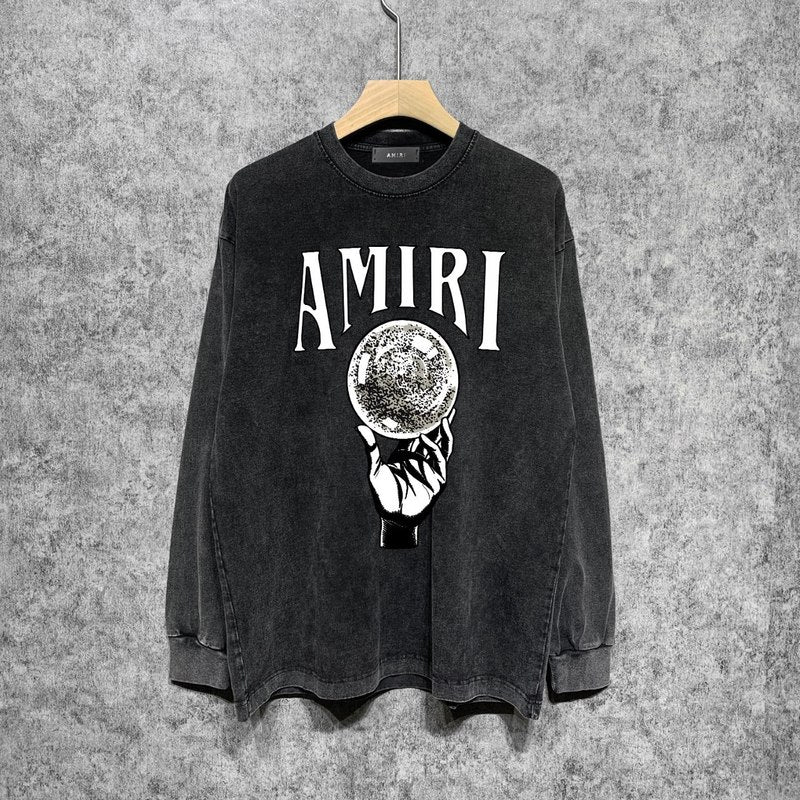 Amiri designer hoodie full view