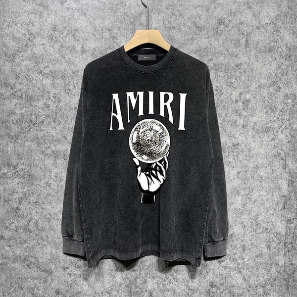 Amiri designer hoodie full view