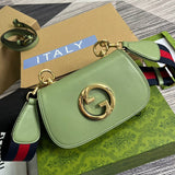 Handle and strap detail of statement sleek women's handbag – women's statement bag