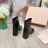 Miu Miu luxury shoes detail shot