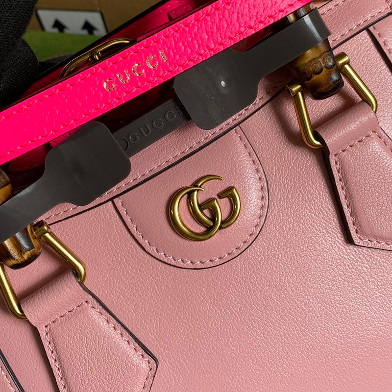 Handle and strap detail of premium classic women's handbag – women's statement bag