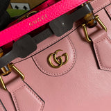 Handle and strap detail of premium classic women's handbag – women's statement bag