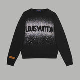 Front view of Louis Vuitton luxury clothing with relaxed-fit cut