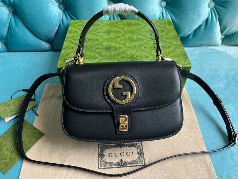 Side profile of sleek premium women's handbag – women's luxury handbag