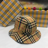Side view of Burberry unisex cap