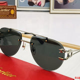 Angled view of Cartier unisex sunglasses