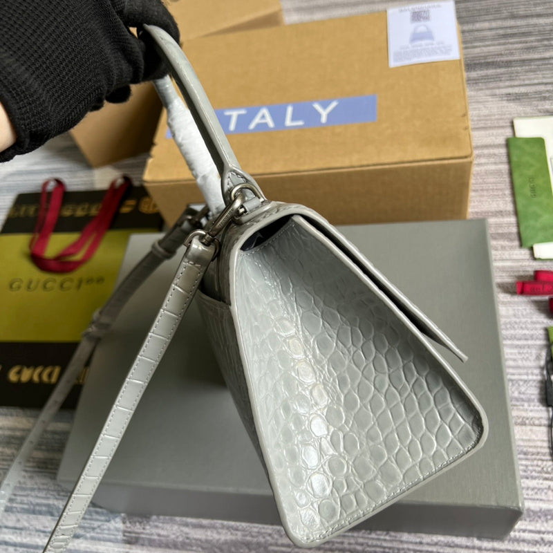 Top view of polished elevated women's handbag – women's designer-style accessory
