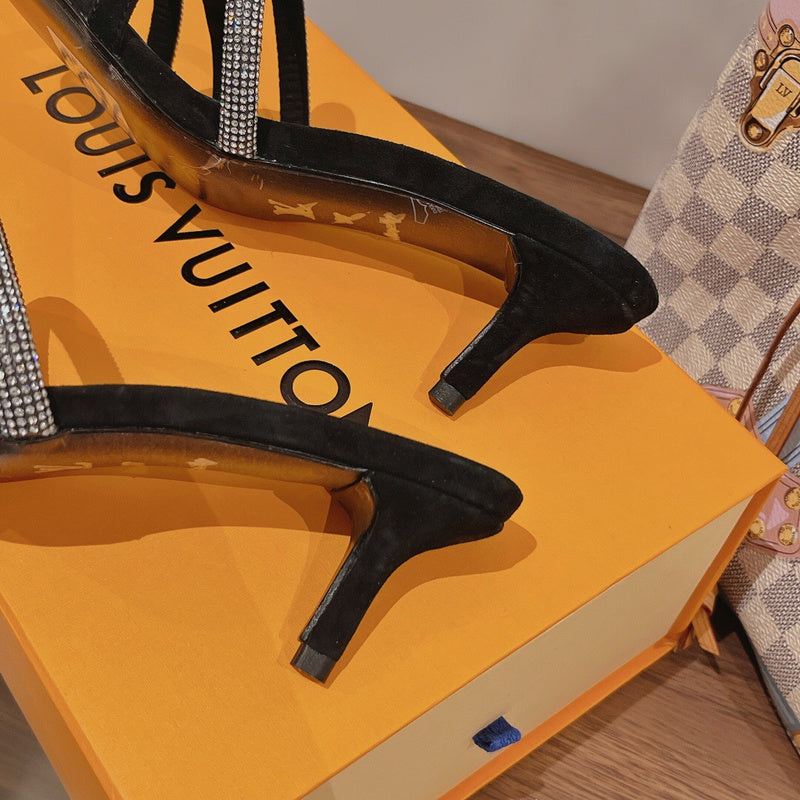 Louis Vuitton Grey Chelsea Boots - Full Silhouette View