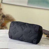 Back view of refined premium women's handbag – women's statement bag