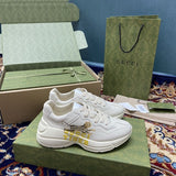Gucci clean off-white luxury sneakers view 9 premium leather build
