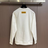 Side profile of Louis Vuitton luxury clothing with relaxed-fit cut