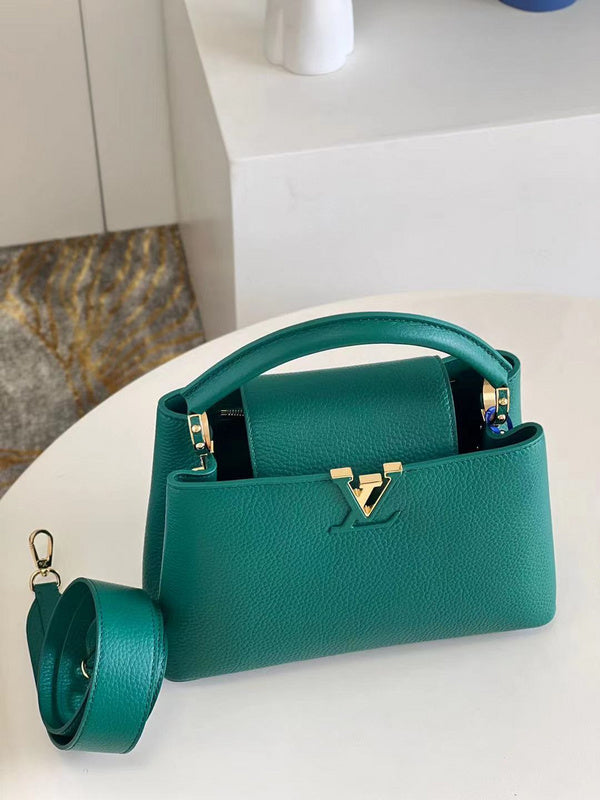 Close-up detail of signature chic women's handbag – women's designer-style accessory