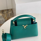 Close-up detail of signature chic women's handbag – women's designer-style accessory