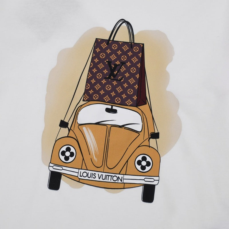 Front view of Louis Vuitton cotton t-shirt with contemporary cut