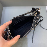 Chic Faux Leather Handbag - Premium Craftsmanship Detailing | Women's Fashion Handbag #356 - styled full view (image 7) of designer-inspired handbag