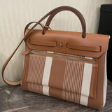 Close-up detail of sophisticated bag design