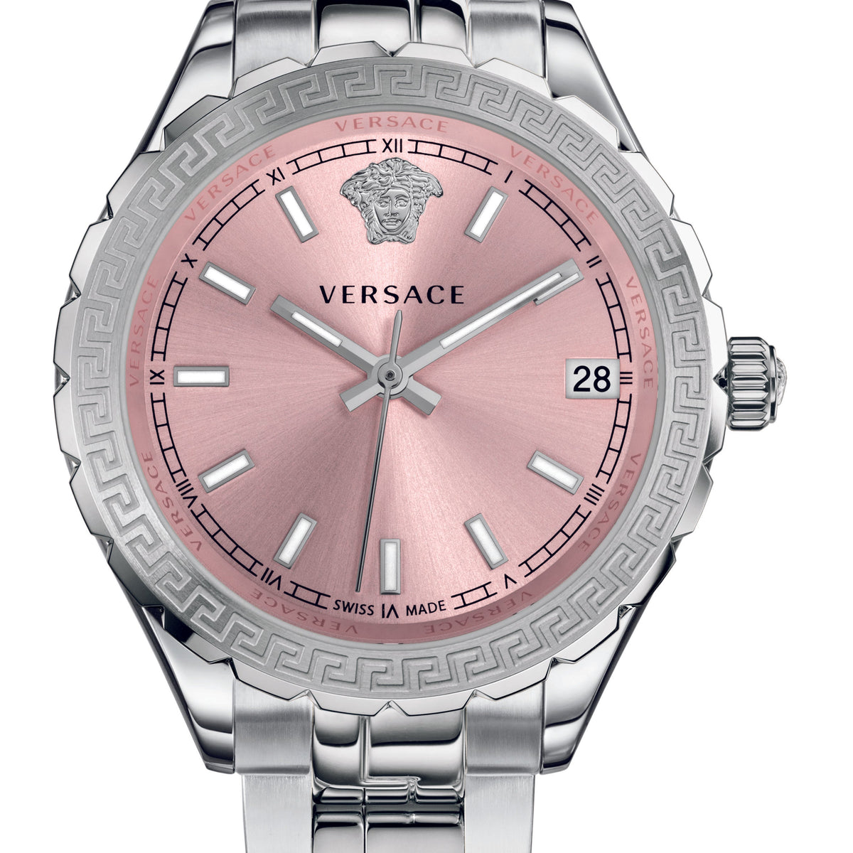 Front view of Versace women's watch