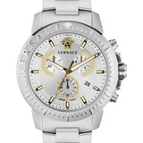 Front view of Versace men's watch