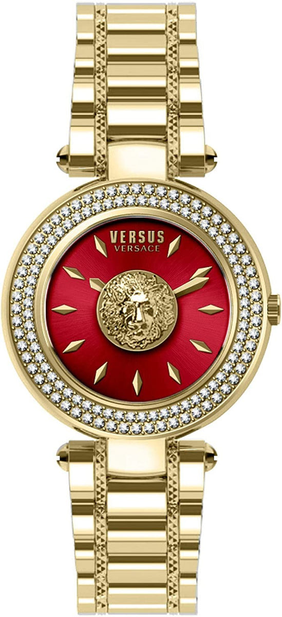 Front view of Versace women's watch
