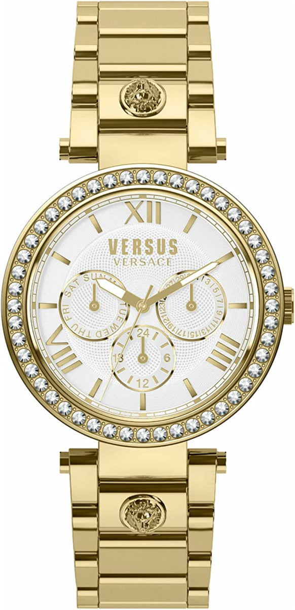 Front view of Versace women's watch