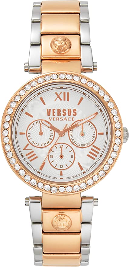 Front view of Versace women's watch