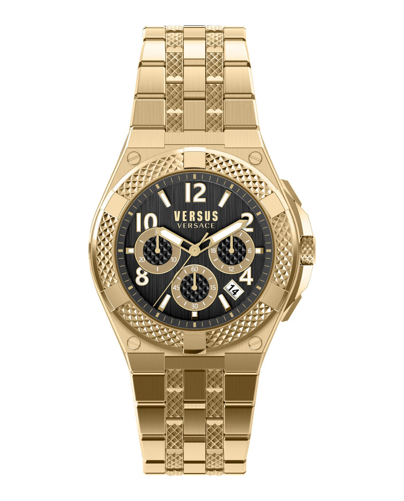 Front view of Versace men's watch
