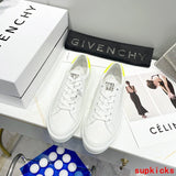 Givenchy Grey Chunky Platform Sneakers - Side Profile View