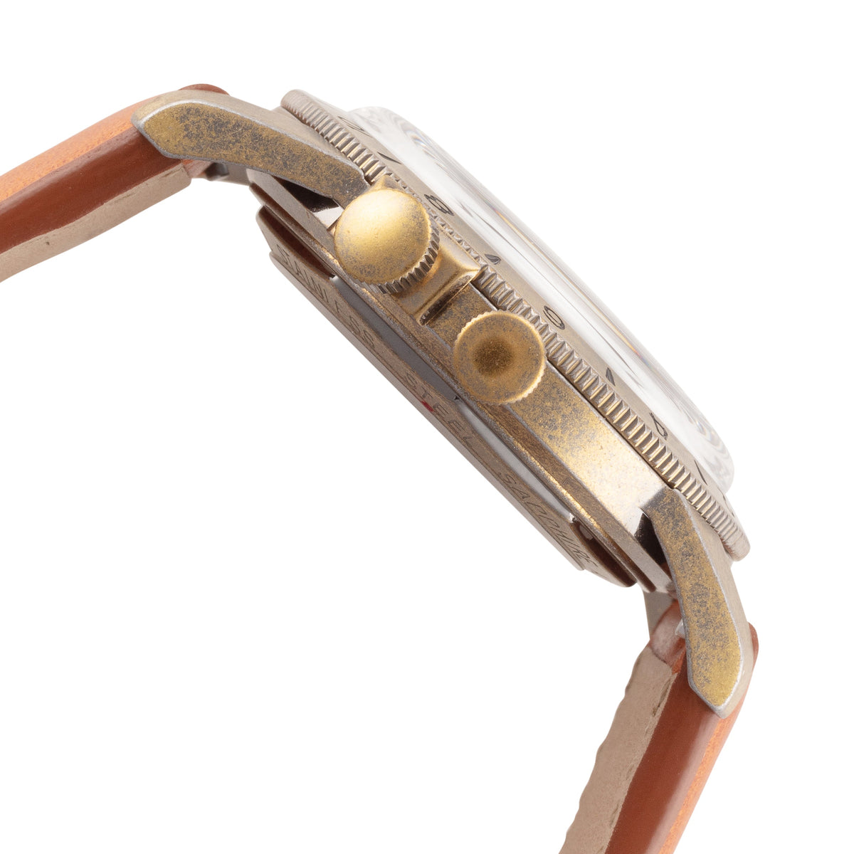 Side view of Glycine Men's GL0415 men's watch