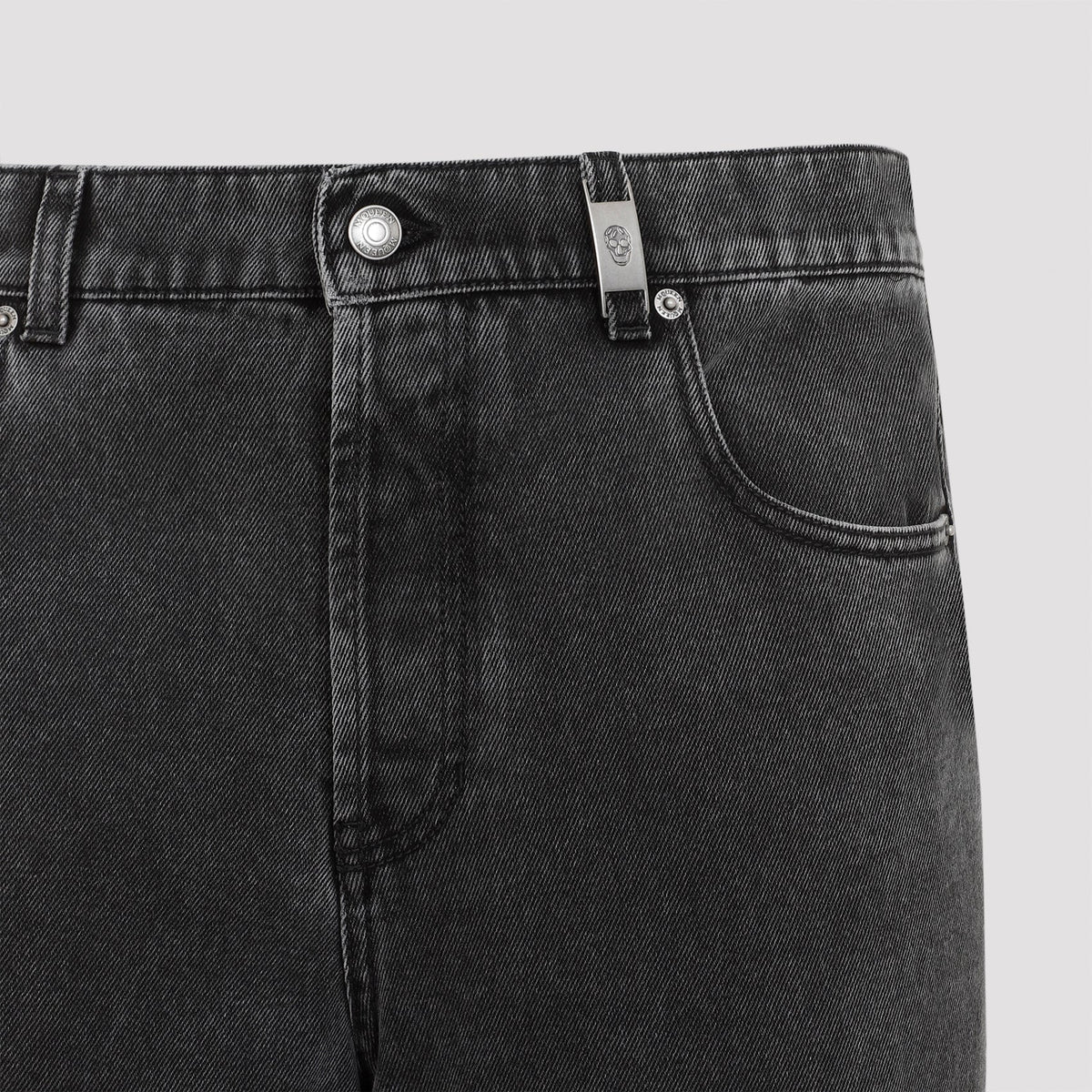 Alexander McQueen Jeans? Alexander Mcqueen Low Rise Baggy Jeans Men Premium Designer Denim Jeans