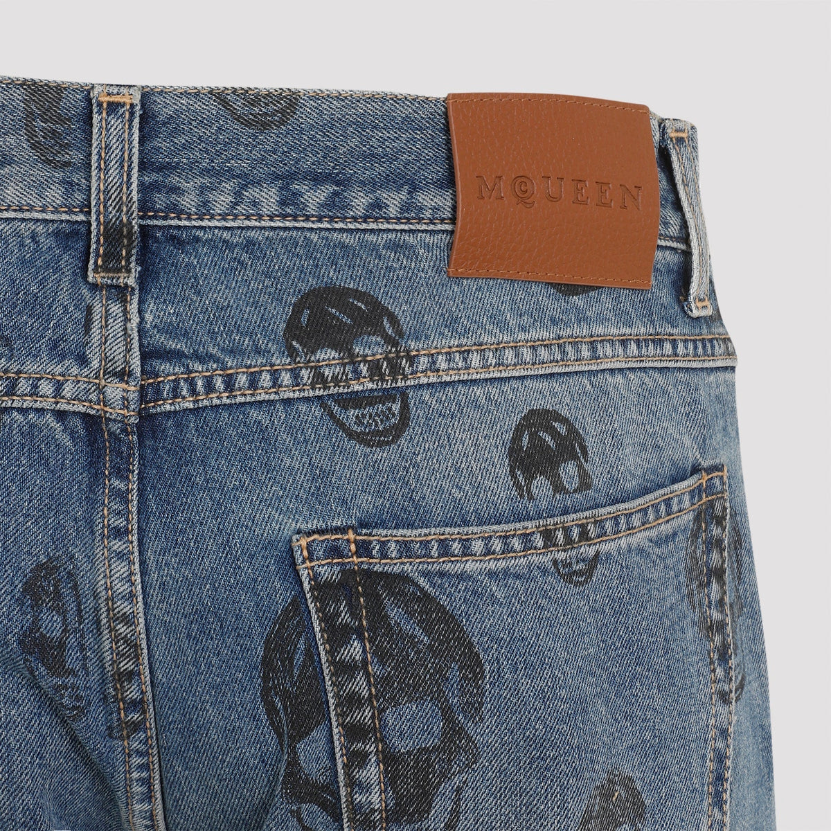 Alexander McQueen Jeans? Alexander Mcqueen Cotton Jeans Men Classic Everyday Designer Jeans