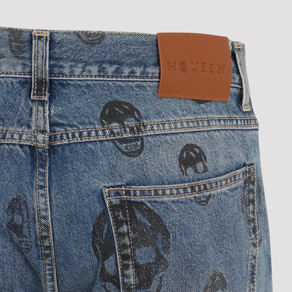 Alexander McQueen Jeans? Alexander Mcqueen Cotton Jeans Men Classic Everyday Designer Jeans