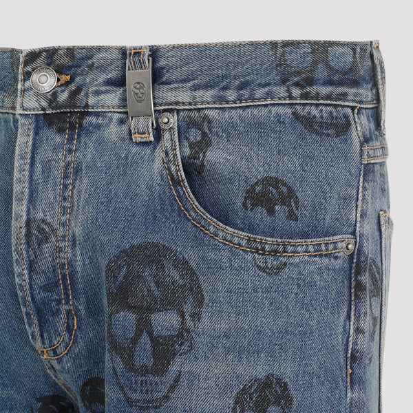 Alexander McQueen Jeans? Alexander Mcqueen Cotton Jeans Men Classic Everyday Designer Jeans