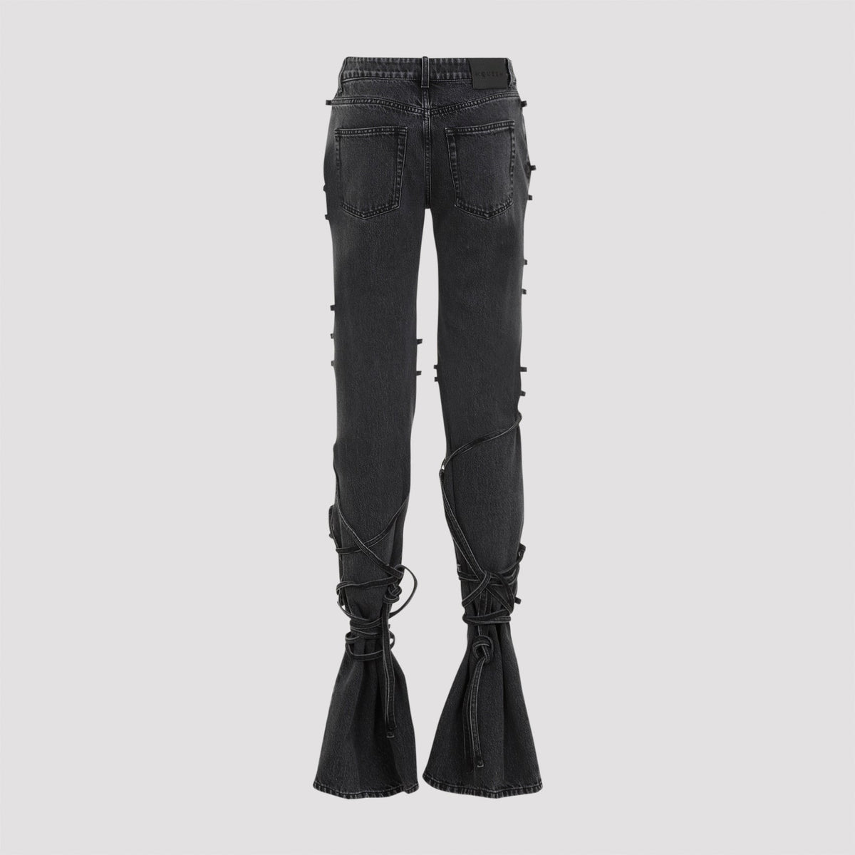 Alexander McQueen premium pants detail and craftsmanship close-up