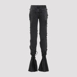 Alexander McQueen premium pants detail and craftsmanship close-up