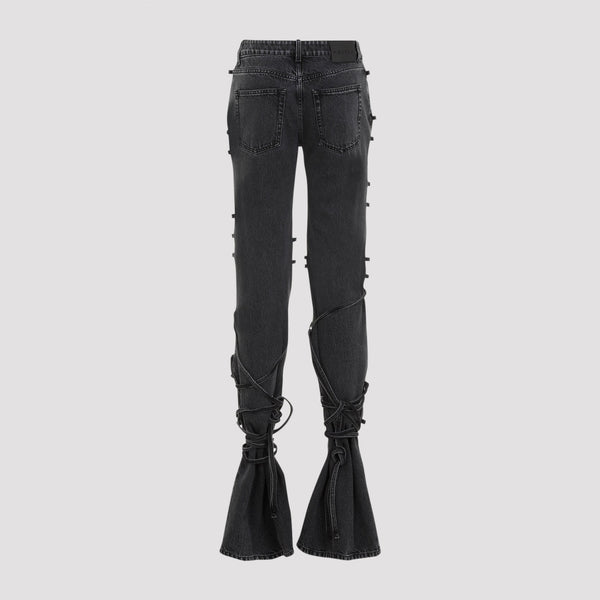 Alexander McQueen premium pants detail and craftsmanship close-up