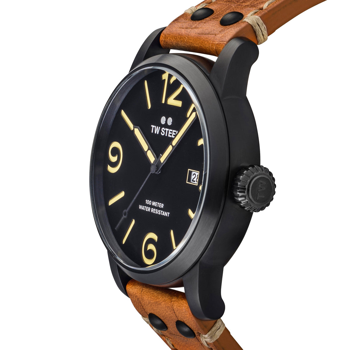 Side view of TW Steel men's watch