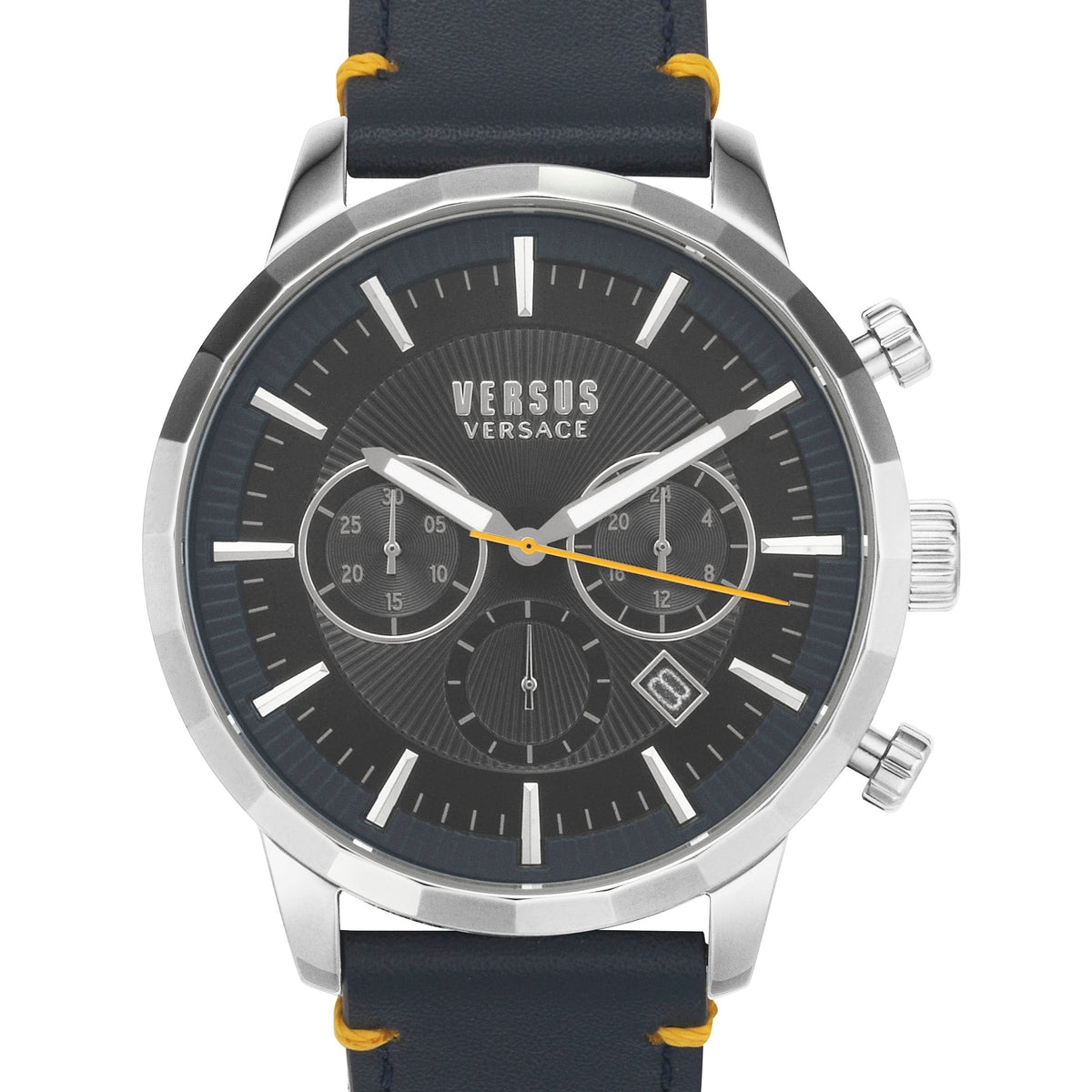 Front view of Versace men's watch