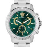 Front view of Versace men's watch