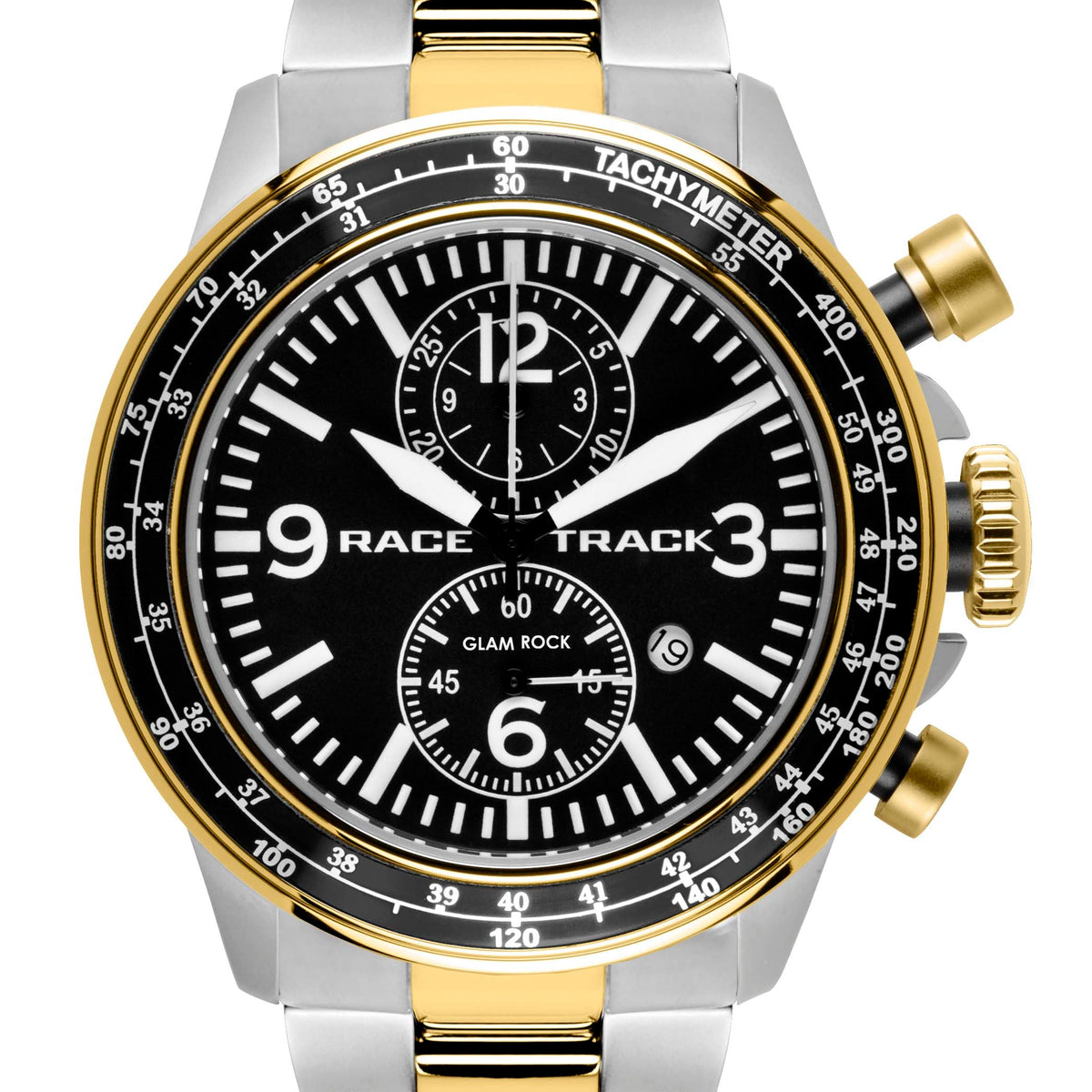 Front view of Glam Rock men's watch