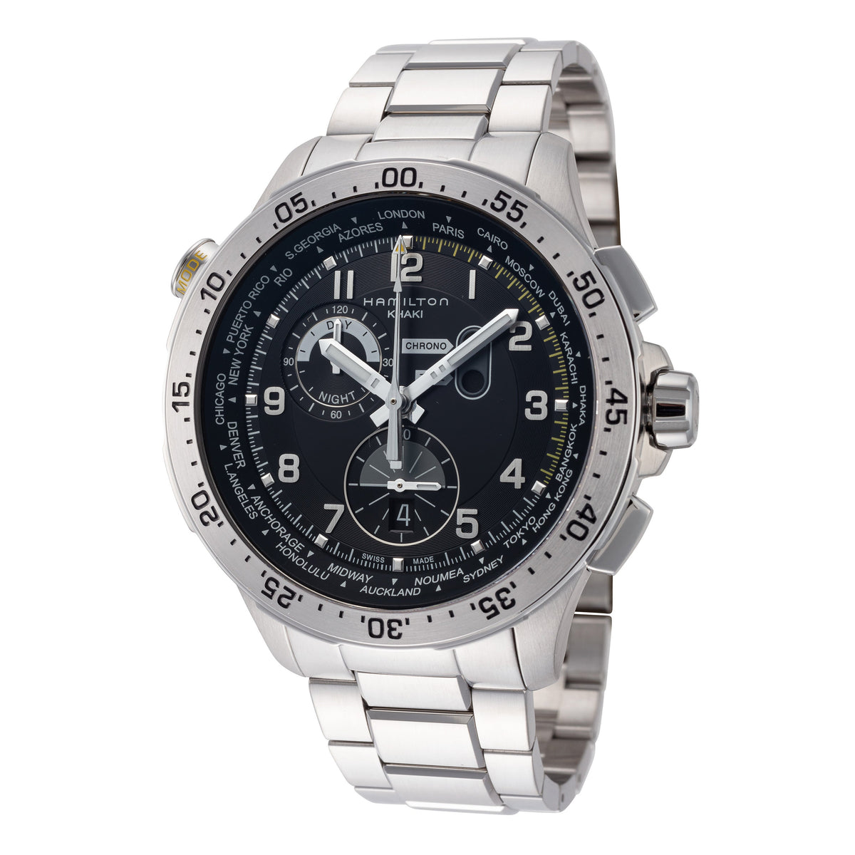 Front view of Hamilton men's watch