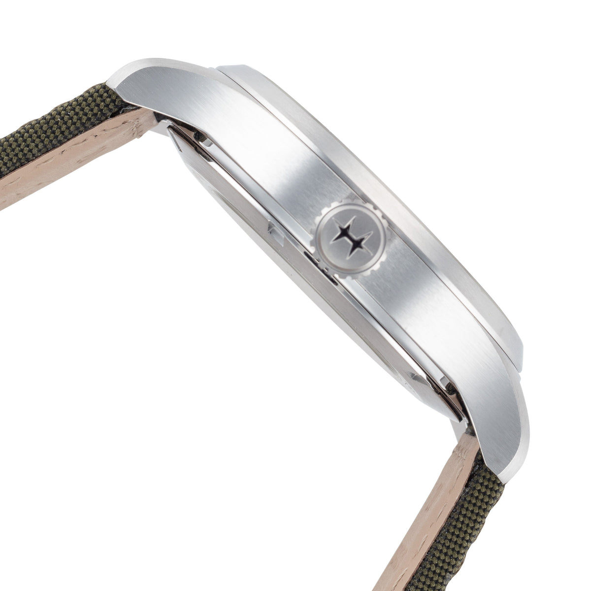 Side view of Hamilton men's watch