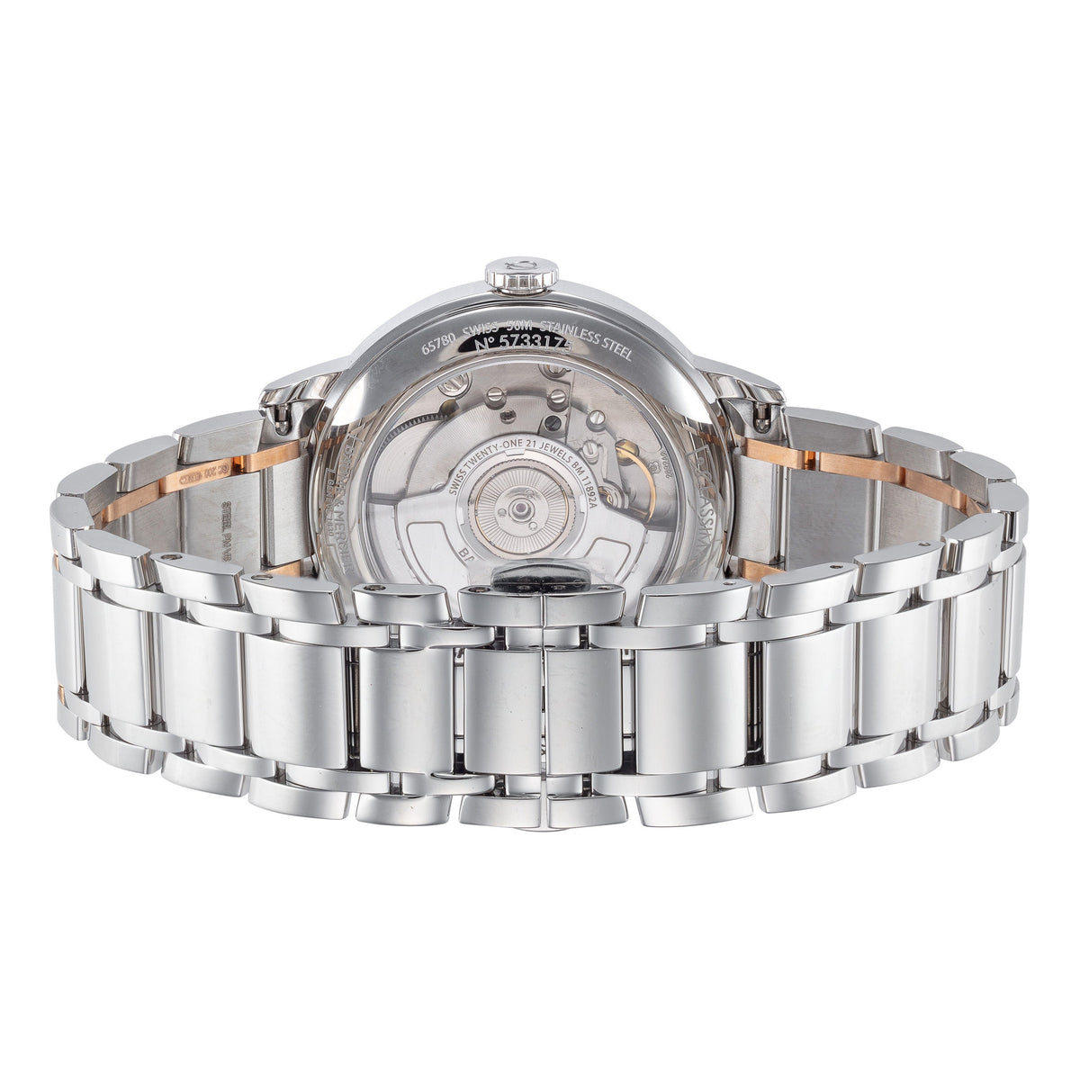 Side view of Baume and Mercier women's watch