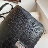 Close-up detail of sophisticated bag design